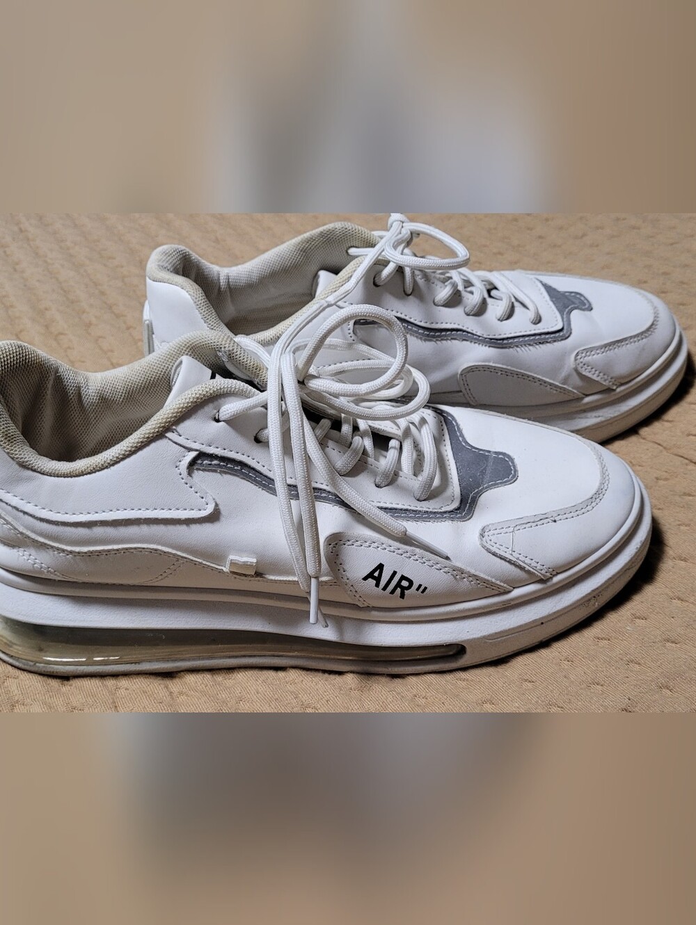 💜2 for $10💜 Bundle and save White Air-Style Lace-Up Sneakers